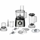 Bosch MCM3501M Küchenmaschine MultiTalent 3, 800 Watt, schwarz/Edelstahl