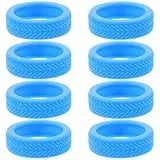 GLEAVI Gepäckradschutz 8Er Set Silikon Koffer Radabdeckungen Geräuschreduzierend Leise Rollen Schutz Für Reisegepäck Zubehör