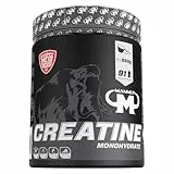 Mammut Nutrition Creatine Monohydrat Pulver 550 g Dose, reines Kreatin Monohydrat mit Magnesium, geschmacksneutral, veganes Pulver für Erwachsene, für kurzzeitige & intensive Belastung