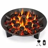 Denmay Holzkohle-Korb Briketthalter für Weber 47/57/67cm Holzkohlegrills, Holzkohlebrikett-Korb für Weber Kettle, One Touch, Master Touch, Kohle-Kraftstoffhalter, ersetzt den Holzkohlerost