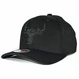 Mitchell & Ness NBA Classic Red Curved Snapback Cap, Chicago Bulls, Schwarz, Einheitsgröße