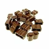 Lego Steine Palisadensteine rotbraun - 40 Stück 1x2 Bausteine - Lego® Palisade Western Fort Star Wars Hobbit 30136 Classic Basic Bausteine