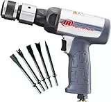 Ingersoll Rand Drucklufthammer-Set 123MAXHK, schlagkräftig, leicht, kompakt mit 5 Meißelaufsätzen, Schnellwechselhalterung, vibrationsdämpfend