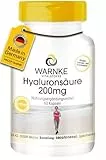 Hyaluronsäure 200mg - 60 Kapseln - hochdosiert - vegan | Warnke Vitalstoffe - Deutsche Apothekenqualität