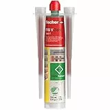 fischer Injektionsmörtel FIS V Zero 300 T, umweltschonender Universalmörtel, wetterfester Mörtel für den Innen- und Außenbereich, Mörtelmasse für Lasten in allen gängigen Baustoffen, 300 ml