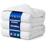 Amazinggirl Bettdecke 135x200 Ganzjahresbettdecke – Weiche atmungsaktive Steppbettdecke für Allergiker, kuschelige Decke mit Füllung, Oeko-Tex Zertifiziert