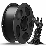ANYCUBIC PLA Filament 1.75mm Schwarz, Wiederverwendbare Spule PLA, 1KG 3D Drucker Filament, Vakuumverpackung, Intelligente Identifikation