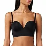 Wonderbra Damen Ultimate Backless Bra mit tiefen Rückenausschnitt rückenfreier BH , Backless BHschwarz, 70C