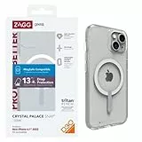 Gear4 ZAGG Crystal Palace Snap Case - Clear iPhone Case, D30 Drop Protection (13ft/4m), Anti-Vergilb-Eigenschaften, Edge-to-Edge Protection, Magsafe Compatible iPhone 14 Case