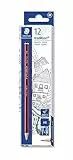 STAEDTLER 110 Tradition Bleistift Zedernholz HB 12 Stück
