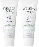WELEDA Bio Baby Med 3in1 Wundschutzcreme Weiße Malve - Naturkosmetik Windelcreme mit Kokosöl & Sesamöl für hochsensible bis neurodermitische Haut beugt Wundsein im Windelbereich vor (vegan, 50ml)