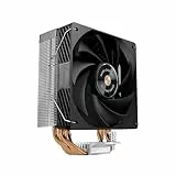 Mars Gaming MCPU-X4, CPU Kühler 230W TDP, 4x Heatpipes HCT Neue Generation, PWM Lüfter SI Extreme-Silence 120mm, Ausbalancierter Kupferkern, Universelle Kompatibilität Intel und AMD, Schwarz