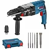 Bosch Professional Bohrhammer GBH 2-28 F (Leistung 880 Watt, Bohr-Ø Beton max: 28 mm, inkl. 6tlg. Bohr-Meißel-Set, SDS-plus, L-Case) - Amazon Exclusive Set Set
