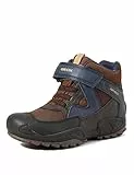 Geox Jungen J New Savage Boy B A Schuhe, Brown Navy, 36 EU