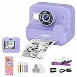 ASTGMI Kids Camera,Instant Print Selfie Camera, 1080P HD Digital Camera for Boys with Print Paper & 32GB Card, Christmas Birthday Gifts Kids Toys for 3-12 Years Old Boys(Blue)