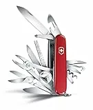 Victorinox Schweizer Taschenmesser Gross, Swiss Champ, Swiss Army Knife, Multitool, 33 Funktionen, Klinge, Korkenzieher, Schraubendreher, Rot