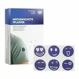 IEA Medical Mückenpflaster Kinder 60er Set mit Citronella – Moskito Pflaster zum Aufkleben – natürlicher Mücken Schutz für Baby, Kindergarten, Outdoor, Camping & Reise – Anti Mücken Sticker