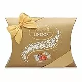 Lindt Schokolade LINDOR Kissenpackung mit Kugeln Mischung | 323g | 24 LINDOR Kugeln (Vollmilch, Feinherb, Weiß) | Pralinen-Geschenk | Schokoladengeschenk