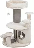 Trixie Kratzbaum Senior Emil 96 cm in beige/Natur – robuster Katzenbaum für ältere und körperlich beeinträchtigte Katzen– komfortabel & stabil – 44939