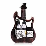 Accentra Geschenkset ROCKSTAR, Pflegeset in Metall Gitarre in braun mit Duschgel, Shampoo, Seife und Handtuch, als besondere rockige Geschenkidee für Geburtstag, Vatertag, Muttertag und Valentinstag