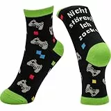 Sheepworld Zaubersocken Damen Motiv Zocken | Socken in Größe 36-40, figürlich gepresst, bunt bedruckt | Geschenk für Mädchen, Geburtstag | 74858
