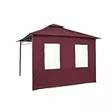 tepro Seitenteilset für Pavillon Lehua und Pavillon Waya Burgund, 2 Seitenteile