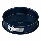 Dr. Oetker Springform Ø 28 cm Back-Liebe Emaille – Runde Backform mit schnitt- & kratzfestem Emaille-Boden – 28er Kuchenbackform mit extra hohem Rand in Dunkelblau