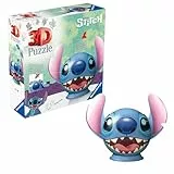 Ravensburger 3D Puzzle 11574 - Puzzle-Ball Stitch - Puzzleball mit ansteckbaren Ohren - für kleine und große Stitch und Disney Fans ab 6 Jahren
