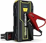 VoltSurge Starthilfe Powerbank, 5000A Spitzstrom, Auto Starthilfe Powerbank für 12V Jump Starter (7,0L Benzin Oder 5,5L Diesel), Starter Powerbank mit LED Taschenlampe