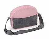 Bayer Chic 2000 - Wickeltasche für Puppen, Puppenwickeltasche, Puppenzubehör, Puppentasche, Melange grau-rosa