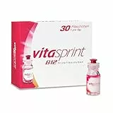 Vitamin B12 – Vitasprint B12 Trinkfläschchen, 30 St. – Hochdosiertes Vitamin B12 mit wertvollen Eiweißbausteinen für mehr geistige und körperliche Energie. Bei Müdigkeit und Abgeschlagenheit