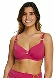 SANS COMPLEXE Damen Elevated Basics Hohen Badeanzug Mit Verstärkungen, Erhöht, Virtual Pink, 80E EU