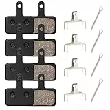 4 Paar Hochleistungs-Bremsbeläge für Fahrrad Scheibenbremsen - Kompatibel mit Shimano Deore/Tektro/TRP B01S-B05S-B03S - Premium Bremsbelag für MTB & Mountainbike (Extreme Bremskraft & Langlebigkeit)