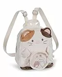 NICI Kinder Rucksack mymochi Katze Angy 23x21x9cm - weiss - Plüschrucksack im Kawaii-Design mit verstellbaren Trägern – für Groß und Klein, ideal für Kindergarten oder Kita - 61822