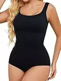SURE YOU LIKE Shapewear Damen Body Shaper Bauchweg Shape Bodysuit Miederbody Formende Bodys Figurformende Tank Tops,DE