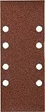 kwb Schleifstreifen 93x230 mm aus Korund mit Körnung 80, hochwertiger Verleimung, robustem Papierträger, universal einsetzbar für den groben Schliff von Holz und Metall