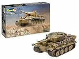 Revell Modellbausatz Tiger - Historische Nachbildung im Maßstab 1:72 des legendären deutschen Panzers - 180 Teile für präzise Darstellung - Herausforderndes Modellbauerlebnis für Fortgeschrittene