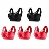 FJKVAVF Sale Angebote Blitzangebote Bustier BH Grosse Groessen Sport BH Mit Herausnehmbaren Pads BH Damen Ohne Buegel Spaghettitraeger Bequemer BH Für Große Brust Danenkleidung Sale Sale