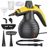 ÖRrnvte Dampfreiniger Handdampfreiniger, 1050 W Schnellaufheizung, Mit 9 Zubehörteilen, 100% Chemiefrei, Für Böden, Küche, Fenster, Bad, Sofa, Teppiche, Auto und Fugen