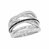 s.Oliver Ring Edelstahl Damenringe, mit Kristall, Silber, kommt in Schmuck-Geschenkbox