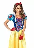 LEG AVENUE 85407 - Klassische Schneewittchen Damen kostüm, Größe XL (EUR 44-46)