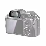 JJC Weiche Silikon Augenmuschel Okular für Sony Alpha A9, A9II, A7, A7II, A7III, A7R, A7RII, A7RIII, A7RIV, A7S, A7SII, A58, A99II ersetzt Sony FDA-EP18