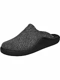 Westland Herren Pantoffeln Monaco 222, Männer Hausschuhe,Weite H (Weit),Schlappen,gaeste-Hausschuhe,hausschlappen,hofschuh,grau,44 EU / 9.5 UK