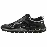 Mizuno Damen Wave Ibuki 4 GTX Traillaufschuh, Black/Silver/Quiet Shade, 42 EU