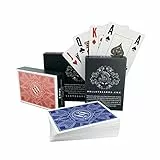 Bullets Playing Cards, 2X wasserfeste Paulie- Design Plastik Pokerkarten, 4 Eckzeichen, Deluxe Kartenspiele, Jumbo Index, Profi Premium Spielkarten für Texas Holdem Poker