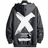 Moshtashio Hoodie Herren Basic Kapuzenpullover Langarm Sweatshirts Classic Männer Hoodie Druck Pullover Unisex Casual