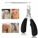 Senven Fußnagelschneider, Edelstahl Nagelschneider, Präzisionszange, rutschfeste Gummigriffe, zur Reparatur dicker Nägel oder eingebetteter Zehennägel.