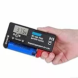 BT‑168pro Batterietester, Digitaler Batterietester für AAA AA 9 V 1,5 V, Haushaltsbatterietester für Kleine Knopfzellenbatterien