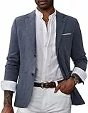 PaulJones Anzüge & Sakkos für Herren Freizeit Regular fit Hochzeit Elegante Blau XL