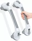 2 Stück Haltegriffe für Senioren,Haltegriff mit Saugnapf 42.5 CM Badewannengriff Ohne Bohren Maximale 110KG Haltegriff Dusche für Bad Badewanne Dusche
